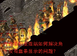 ���浥ְҵ΢����ν����ɫû��Ѫ����ʾ�����⣿