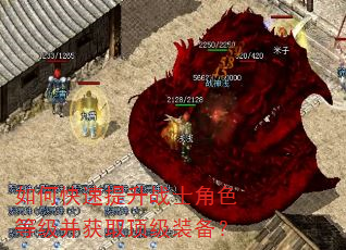如何快速提升战士角色等级并获取顶级装备? 如何快速提升战士角色等级并获取顶级装备?